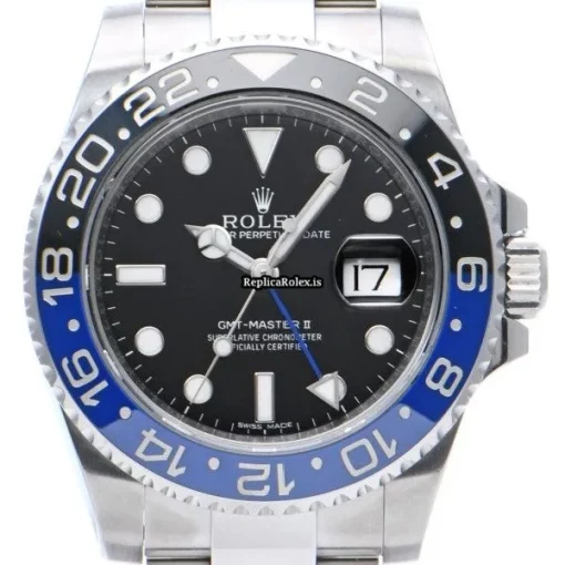 Perfect Replica Rolex Gmt-master II 116710blnr Caliber 3186 Automatic Movement 40mm Steel Case Watch - Image 6
