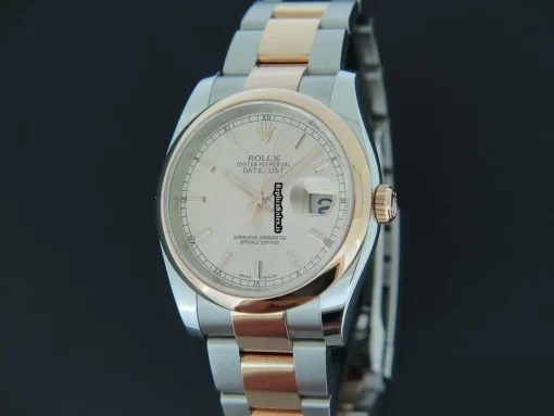 Excellent Fake Rolex Datejust 116201 Automatic Movement 36mm Gold/steel Case Mens/unisex Watch
