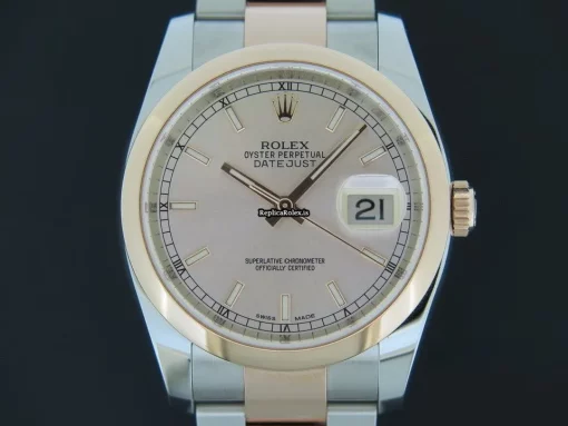 Excellent Fake Rolex Datejust 116201 Automatic Movement 36mm Gold/steel Case Mens/unisex Watch - Image 2