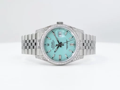 Defect Replica Rolex Datejust Caliber 3235 Automatic Movement 36mm Steel Case Mens/unisex Watch - Image 2