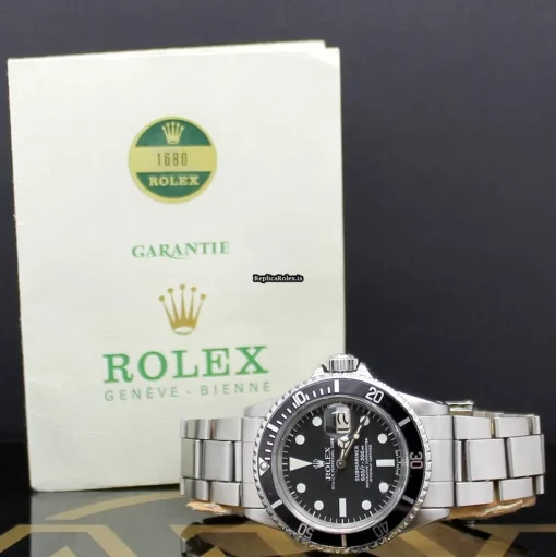 Fabulous Replica Rolex Submariner Date 1680 Caliber 1570 Automatic Movement 40mm Steel Case Mens/unisex Watch - Image 3