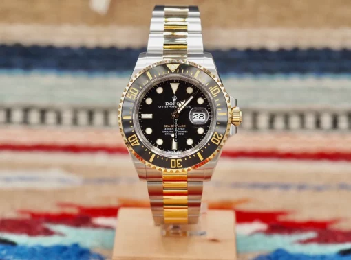 Defect Fake Rolex Sea-dweller 126603 Caliber 3235 Automatic Movement 43mm Gold/steel Case Mens/unisex Watch