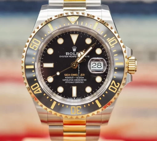 Defect Fake Rolex Sea-dweller 126603 Caliber 3235 Automatic Movement 43mm Gold/steel Case Mens/unisex Watch - Image 4
