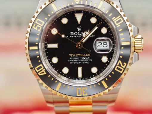 Defect Fake Rolex Sea-dweller 126603 Caliber 3235 Automatic Movement 43mm Gold/steel Case Mens/unisex Watch - Image 5