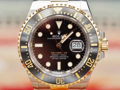 Defect Fake Rolex Sea-dweller 126603 Caliber 3235 Automatic Movement 43mm Gold/steel Case Mens/unisex Watch - Image 6