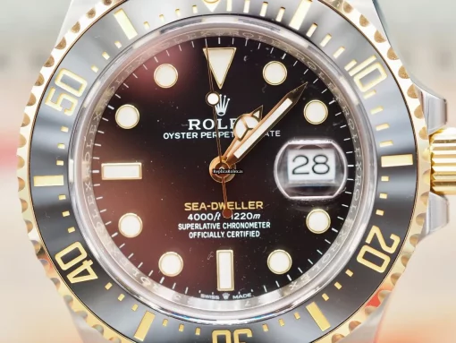 Defect Fake Rolex Sea-dweller 126603 Caliber 3235 Automatic Movement 43mm Gold/steel Case Mens/unisex Watch - Image 7