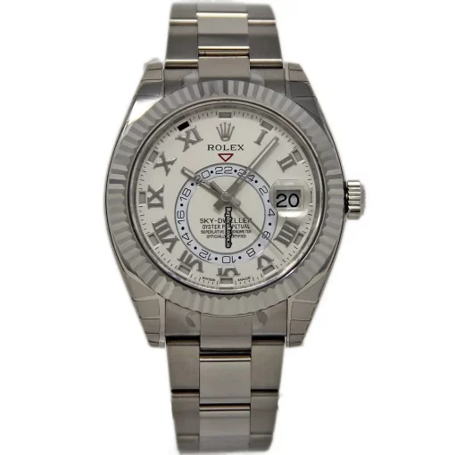 Discount Replica Rolex Sky-dweller 326939 Caliber 9001 Automatic Movement 42mm White Gold Case Mens/unisex Watch - Image 2