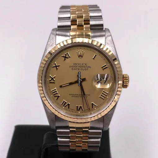 Inexpensive Fake Rolex Datejust 16233 Caliber 3135 Automatic Movement 36mm Gold/steel Case Mens/unisex Watch