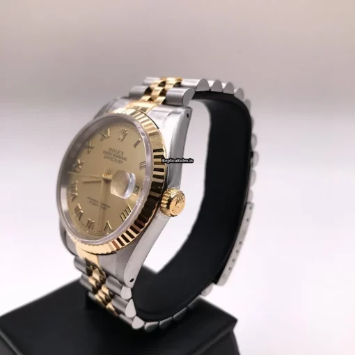 Inexpensive Fake Rolex Datejust 16233 Caliber 3135 Automatic Movement 36mm Gold/steel Case Mens/unisex Watch - Image 3