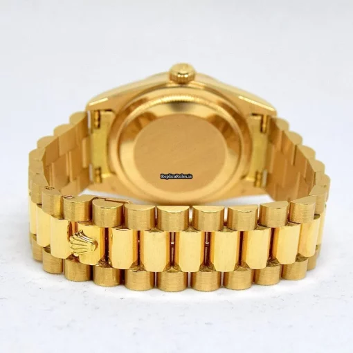 Good Replica Rolex Day-date 36 18238 Caliber 3155 Automatic Movement 36mm Yellow Gold Case Mens/unisex Watch - Image 4