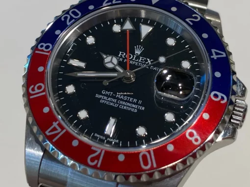 Distinctive Fakes Rolex Gmt-master II 16710 Caliber 3185 Automatic Movement 40mm Steel Case Mens/unisex Watch - Image 10
