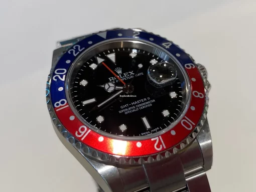 Distinctive Fakes Rolex Gmt-master II 16710 Caliber 3185 Automatic Movement 40mm Steel Case Mens/unisex Watch - Image 9