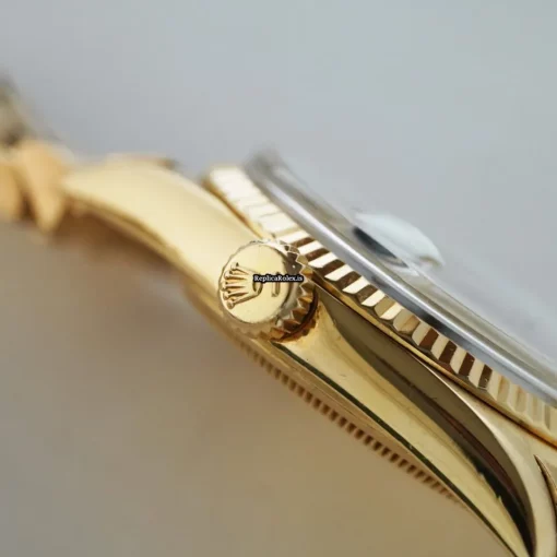 Wonderful Fakes Rolex Datejust 1601 Automatic Movement 36mm Yellow Gold Case Mens/unisex Watch - Image 7