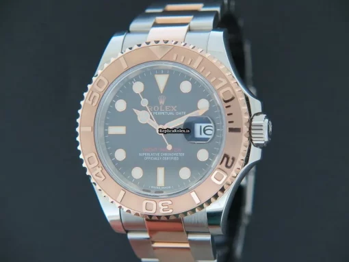 Defect Clone Rolex Yacht-master 40 116621 Automatic Movement 40mm Gold/steel Case Mens/unisex Watch
