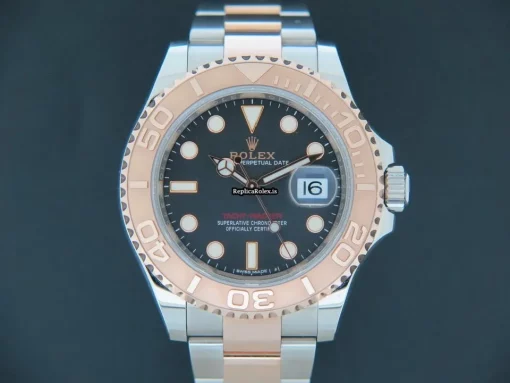 Defect Clone Rolex Yacht-master 40 116621 Automatic Movement 40mm Gold/steel Case Mens/unisex Watch - Image 3