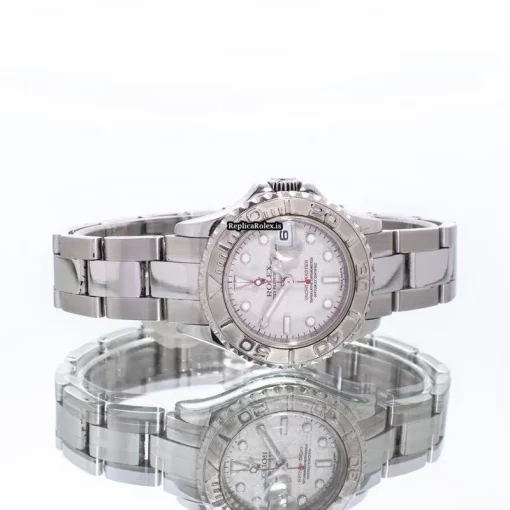 Design Replica Rolex Yacht-master 169622 Automatic Movement 29mm Steel Case Womens Watch - Image 6
