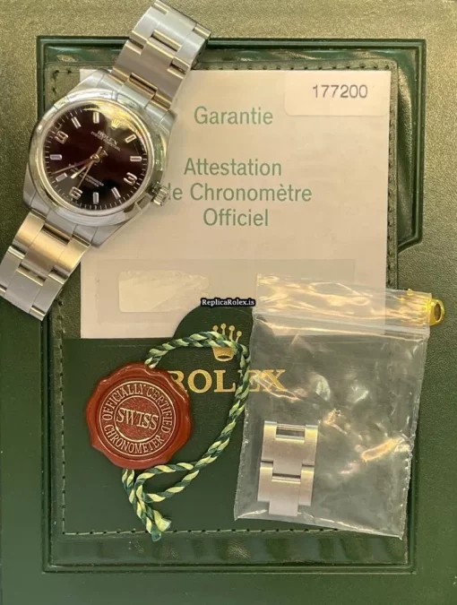 High Quality Replica Rolex Oyster Perpetual 31 177200 Caliber 2231 Automatic Movement 31mm Steel Case Womens Watch - Image 4