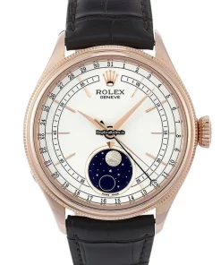 Special Fake Rolex Cellini Moonphase 50535 Caliber 3195 Automatic Movement 39mm Rose Gold Case Mens/unisex Watch