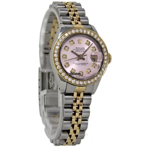 Mind-boggling Replica Rolex Lady-datejust 69173 Automatic Movement 26mm Steel Case Womens Watch - Image 5