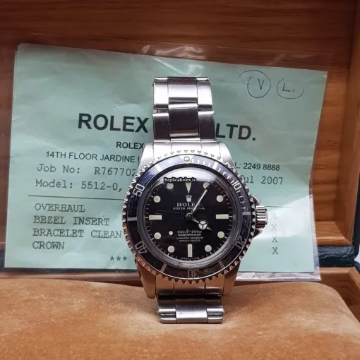 Fine Copy Rolex Submariner 5512 Caliber 1530 Automatic Movement 40mm Steel Case Mens/unisex Watch - Image 16