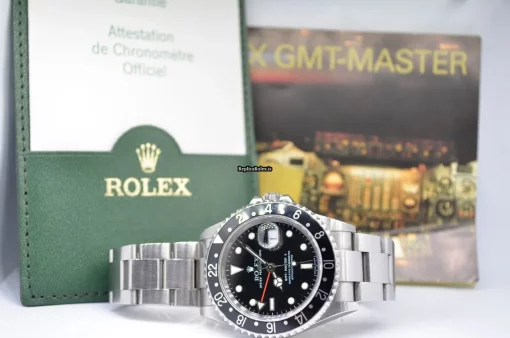 Design Replica Rolex Gmt-master II 16710 Caliber 3185 Automatic Movement 40mm Steel Case Mens/unisex Watch - Image 8