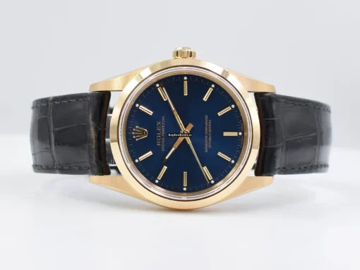 Fabulous Replica Rolex Oyster Perpetual 14208 Automatic Movement 34mm Yellow Gold Case Mens/unisex Watch - Image 4