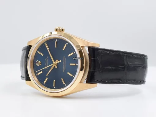 Fabulous Replica Rolex Oyster Perpetual 14208 Automatic Movement 34mm Yellow Gold Case Mens/unisex Watch - Image 5