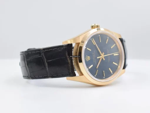 Fabulous Replica Rolex Oyster Perpetual 14208 Automatic Movement 34mm Yellow Gold Case Mens/unisex Watch - Image 8