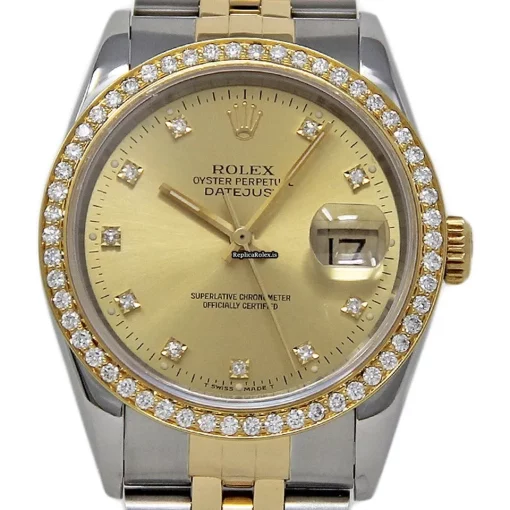 Top Replica Rolex Datejust 16233 Automatic Movement 36mm Steel Case Mens/unisex Watch