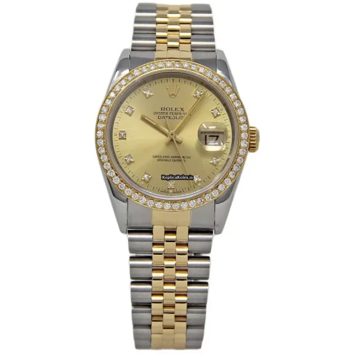 Top Replica Rolex Datejust 16233 Automatic Movement 36mm Steel Case Mens/unisex Watch - Image 3