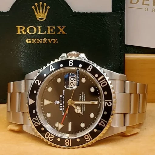 Unique Copies Rolex Gmt-master II 16710b Automatic Movement Steel Case Mens/unisex Watch - Image 11