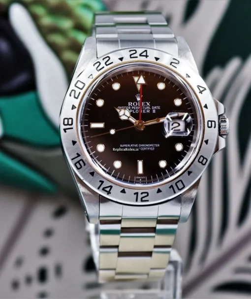 Trustworthy Clone Rolex Explorer II 16570 Caliber 3185 Automatic Movement 39mm Steel Case Mens/unisex Watch