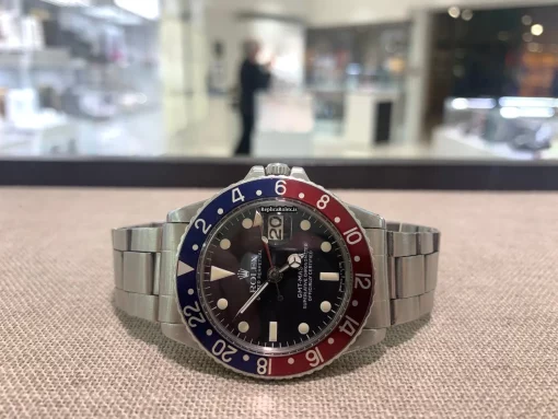 Wonderful Copy Rolex Gmt-master 1675 Caliber 1570 Automatic Movement 40mm Steel Case Mens/unisex Watch