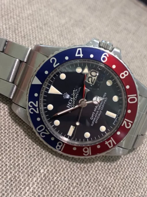 Wonderful Copy Rolex Gmt-master 1675 Caliber 1570 Automatic Movement 40mm Steel Case Mens/unisex Watch - Image 3