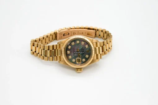 Inexpensive Fake Rolex Lady-datejust 6917 Caliber 2135 Automatic Movement 26mm Yellow Gold Case Womens Watch