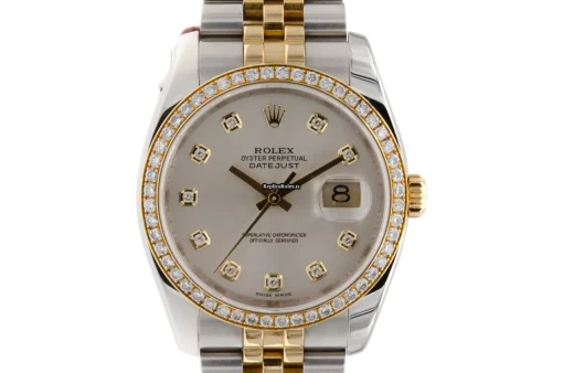 Wonderful Replica Rolex Datejust 116243 Caliber 3135 Automatic Movement 36mm Gold/steel Case Womens Watch
