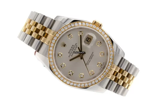 Wonderful Replica Rolex Datejust 116243 Caliber 3135 Automatic Movement 36mm Gold/steel Case Womens Watch - Image 2