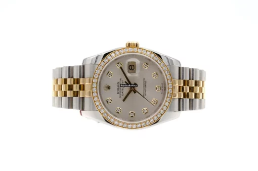 Wonderful Replica Rolex Datejust 116243 Caliber 3135 Automatic Movement 36mm Gold/steel Case Womens Watch - Image 3