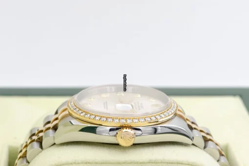 Wonderful Replica Rolex Datejust 116243 Caliber 3135 Automatic Movement 36mm Gold/steel Case Womens Watch - Image 4