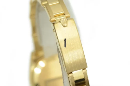 Best Replica Rolex Oyster Perpetual 67198 Caliber 2130 Automatic Movement Yellow Gold Case Womens Watch - Image 12