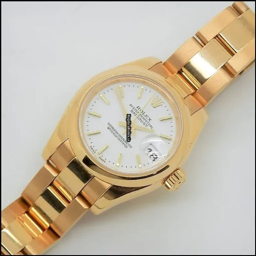 Ideal Fake Rolex Lady-datejust 179168 Caliber 2235 Automatic Movement 26mm Yellow Gold Case Womens Watch - Image 11