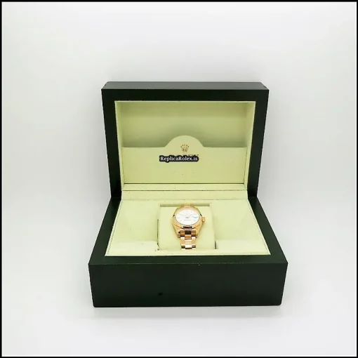 Ideal Fake Rolex Lady-datejust 179168 Caliber 2235 Automatic Movement 26mm Yellow Gold Case Womens Watch - Image 3
