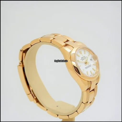 Ideal Fake Rolex Lady-datejust 179168 Caliber 2235 Automatic Movement 26mm Yellow Gold Case Womens Watch - Image 7