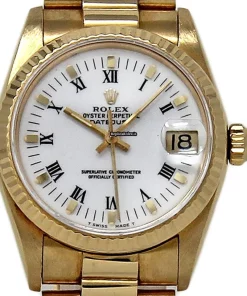 Reliable Fake Rolex Datejust 68278 Automatic Movement 31mm Yellow Gold Case Womens Watch