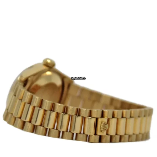 Reliable Fake Rolex Datejust 68278 Automatic Movement 31mm Yellow Gold Case Womens Watch - Image 4