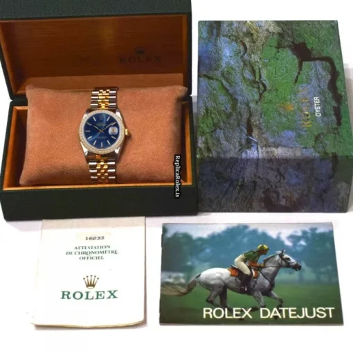 Superior Replica Rolex Datejust 16233 Caliber 3135 Automatic Movement 36mm Gold/steel Case Mens/unisex Watch - Image 6