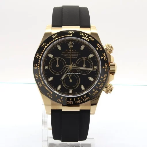 Appealing Replicas Rolex Daytona 116518ln Automatic Movement 40mm Yellow Gold Case Watch - Image 2