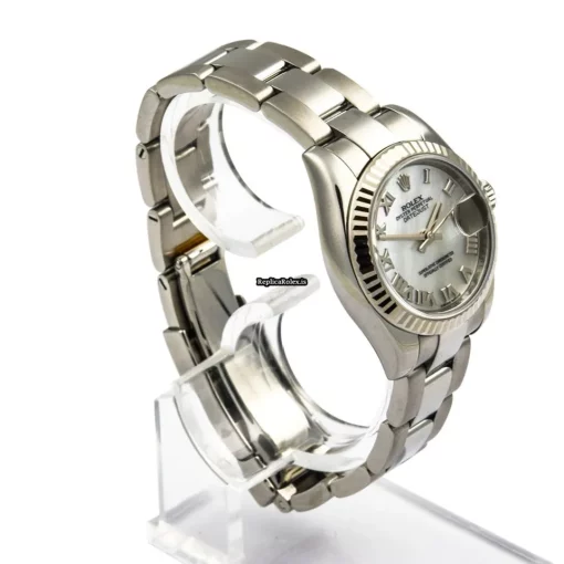 Discount Fake Rolex Lady-datejust 179174ng Automatic Movement 26mm Steel Case Womens Watch - Image 5
