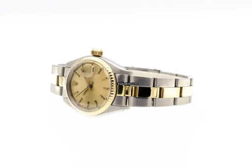 Wonderful Replica Rolex Lady-datejust 6917 Caliber 2030 Automatic Movement 26mm Gold/steel Case Womens Watch - Image 5