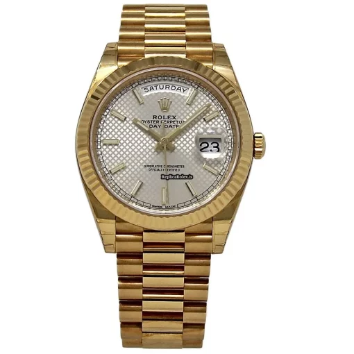 Swiss Replica Rolex Day-date 40 228238 Caliber 3255 Automatic Movement 40mm Yellow Gold Case Mens/unisex Watch - Image 2